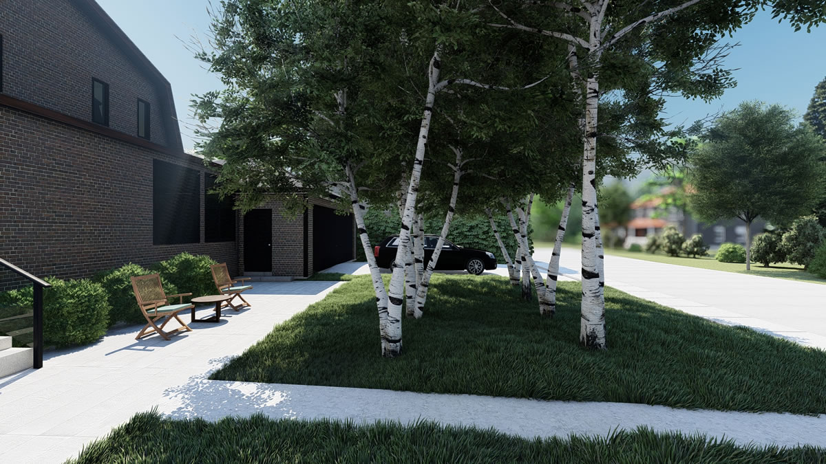 Modern fron yard design 3, curb appeal