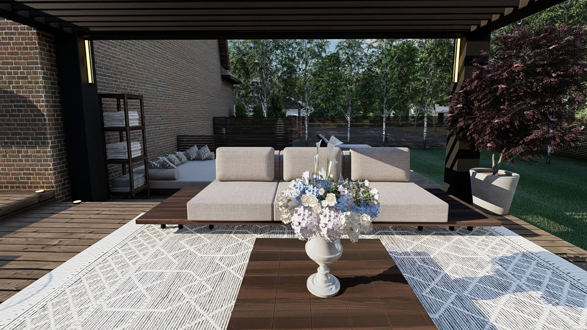 outdoor lounge design